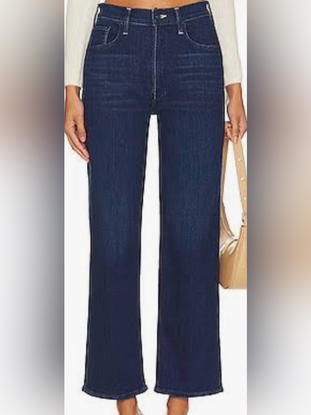 Mother Jeans The Rambler Zip Ankle High Rise Straight Animal Instinct 29